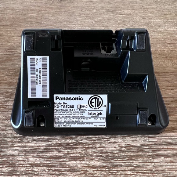 📞 Panasonic KX-TGE260 Bluetooth Cordless Phone with handset - Picture 6 of 8